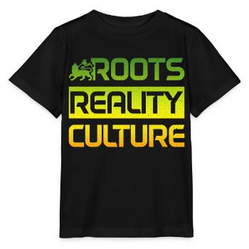 Reggae Musik Rastafari Jamaika - Stanley/Stella Kinder T-Shirt MINI CREATOR  - Schwarz - Vorne - Mikhail (115cm)