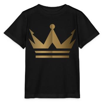 Crown Logo - Stanley/Stella MINI CREATOR Kids’ T-Shirt - black - Front - Mikhail (115cm)