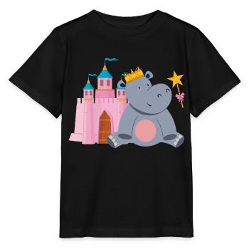 Hippopotame Hippopotame - T-shirt bio MINI CREATOR Stanley/Stella Enfant - noir - Devant - Mikhail (115cm)