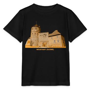 Neustadt Glewe Burg Mecklembourg-Poméranie-Occidentale - T-shirt bio MINI CREATOR Stanley/Stella Enfant - noir - Devant - Mikhail (115cm)