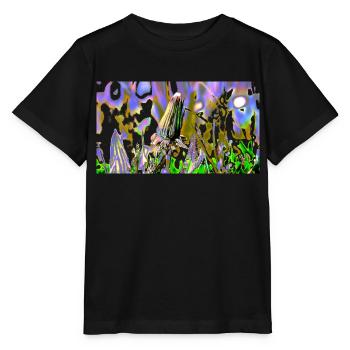 Weide 731225 - Stanley/Stella Kinder-T-shirt MINI CREATOR  - zwart - Voor - Mikhail (115cm)