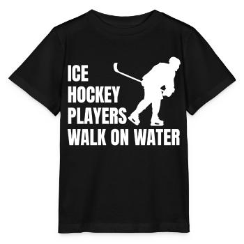 Joueur de hockey sur glace Fan de hockey Équipe de hockey sur glace Hockey sur glace - T-shirt bio MINI CREATOR Stanley/Stella Enfant - noir - Devant - Mikhail (115cm)