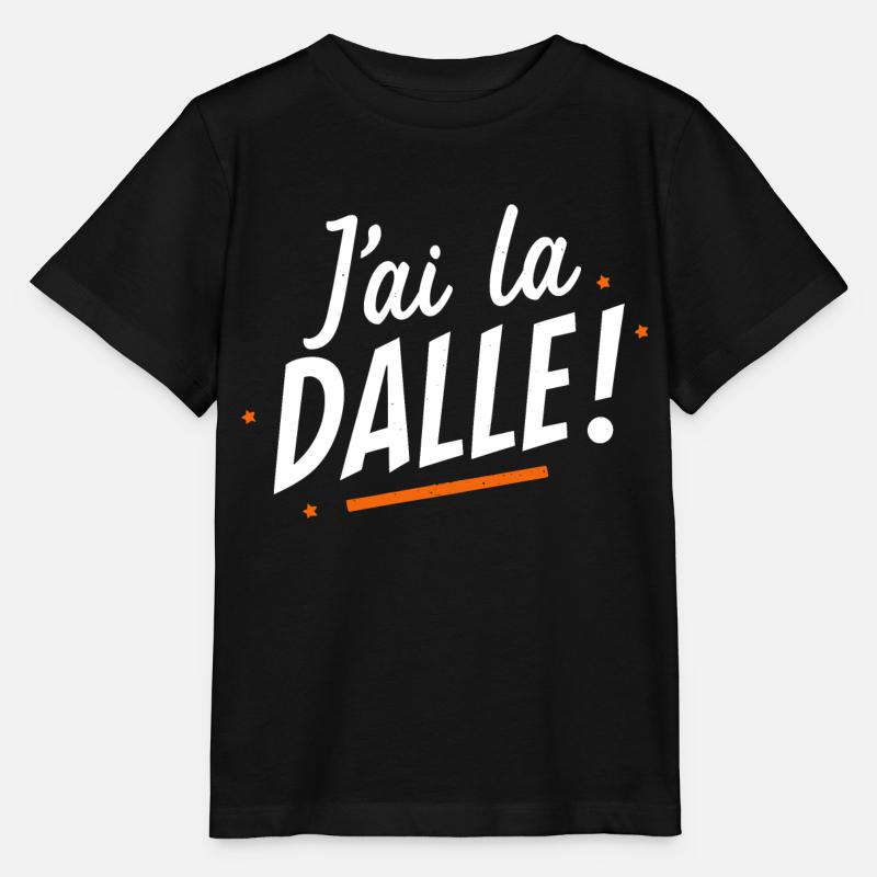 J'ai la dalle - T-shirt bio MINI CREATOR Stanley/Stella Enfant - noir