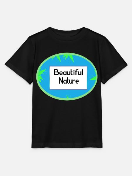 Beautiful Nature - Stanley/Stella Kinder T-Shirt MINI CREATOR  - Schwarz