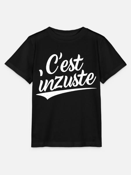 C'est inzuste - T-shirt bio MINI CREATOR Stanley/Stella Enfant - noir