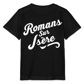 Romans-sur-Isère - T-shirt bio MINI CREATOR Stanley/Stella Enfant - noir - Devant - Mikhail (115cm)