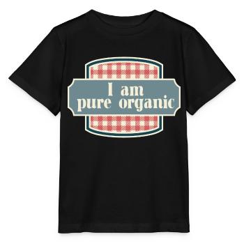 Je suis purement bio - T-shirt bio MINI CREATOR Stanley/Stella Enfant - noir - Devant - Mikhail (115cm)