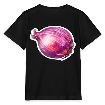 Onion red - Stanley/Stella MINI CREATOR Kids’ T-Shirt - black - Front - Mikhail (115cm)