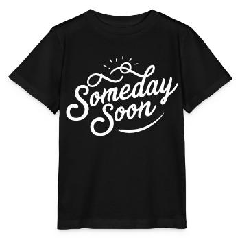 IRGENDWANN, BALD - Stanley/Stella Kinder T-Shirt MINI CREATOR  - Schwarz - Vorne - Mikhail (115cm)