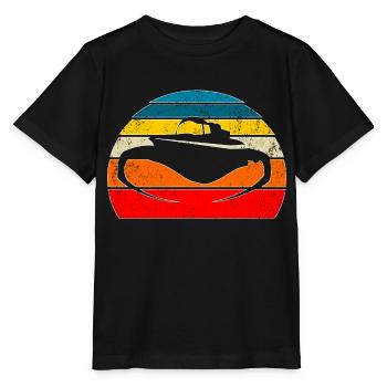 Bateau de course de bateau Boat Riding Lover - T-shirt bio MINI CREATOR Stanley/Stella Enfant - noir - Devant - Mikhail (115cm)