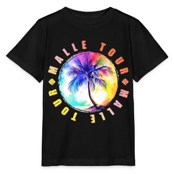 Malle Tour Bunt - Stanley/Stella Kinder T-Shirt MINI CREATOR  - Schwarz - Vorne - Mikhail (115cm)