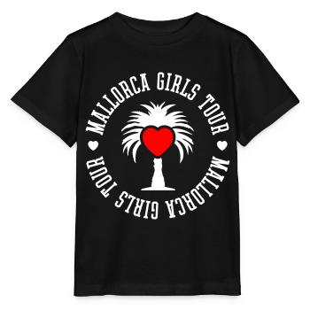 Mallorca Girls Tour - Stanley/Stella Kinder T-Shirt MINI CREATOR  - Schwarz - Vorne - Mikhail (115cm)