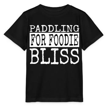 paddleboarding tips food blogs happy - Stanley/Stella Kinder T-Shirt MINI CREATOR  - Schwarz - Vorne - Mikhail (115cm)
