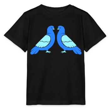 doves - Stanley/Stella MINI CREATOR Kids’ T-Shirt - black - Front - Mikhail (115cm)