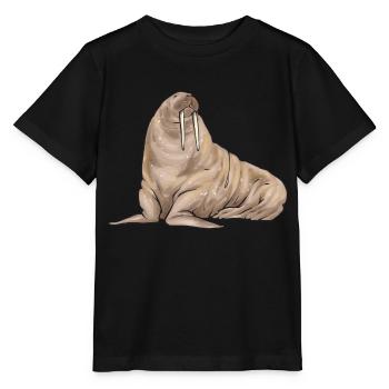 Morse - T-shirt bio MINI CREATOR Stanley/Stella Enfant - noir - Devant - Mikhail (115cm)