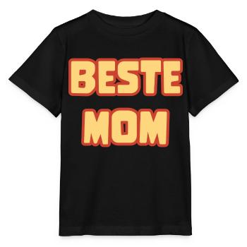 Supermama in Comic-Schrift - Stanley/Stella Kinder T-Shirt MINI CREATOR  - Schwarz - Vorne - Mikhail (115cm)
