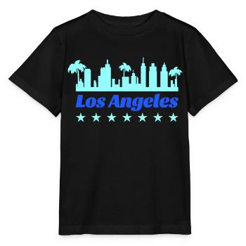 Los Angeles - T-shirt bio MINI CREATOR Stanley/Stella Enfant - noir - Devant - Mikhail (115cm)
