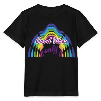 Nur gute Laune - Stanley/Stella Kinder T-Shirt MINI CREATOR  - Schwarz - Vorne - Mikhail (115cm)