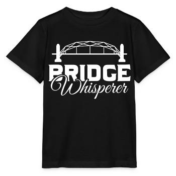Bridge Whisperer Technical Engineer Bridge - Stanley/Stella Kinder T-Shirt MINI CREATOR  - Schwarz - Vorne - Mikhail (115cm)