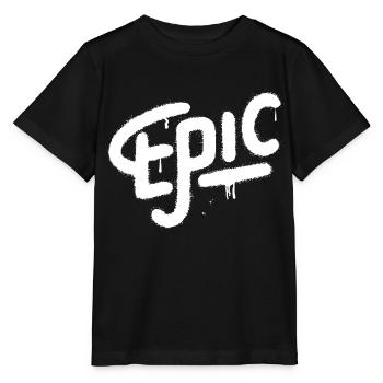 episch Graffiti Spray - Stanley/Stella Kinder T-Shirt MINI CREATOR  - Schwarz - Vorne - Mikhail (115cm)