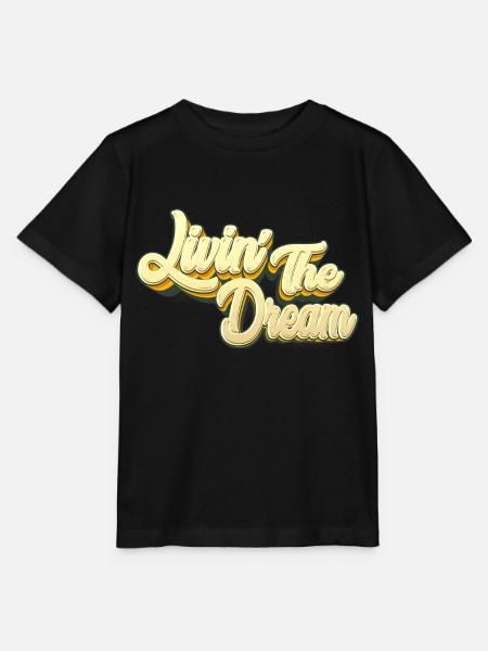 Den Traum leben - Stanley/Stella Kinder T-Shirt MINI CREATOR - Schwarz