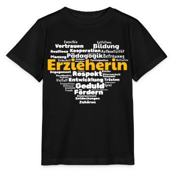 Erzieherin Bildung Betreuung Erziehung - Stanley/Stella Kinder T-Shirt MINI CREATOR  - Schwarz - Vorne - Mikhail (115cm)