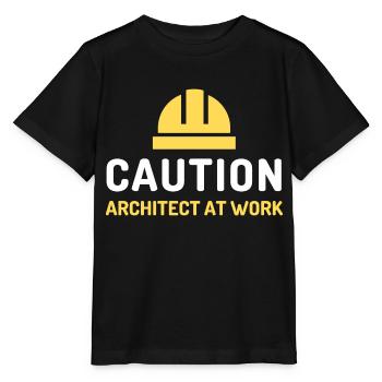 architekt at work - Stanley/Stella Kinder T-Shirt MINI CREATOR  - Schwarz - Vorne - Mikhail (115cm)
