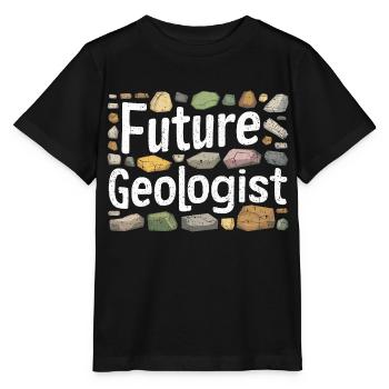 Career as a Future Geologist - Stanley/Stella MINI CREATOR Kids’ T-Shirt - black - Front - Mikhail (115cm)