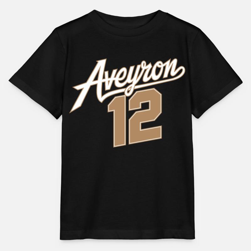Aveyron 12 - T-shirt bio MINI CREATOR Stanley/Stella Enfant - noir