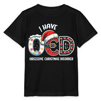 TROUBLE OBSESSIONNEL DE NOËL - T-shirt bio MINI CREATOR Stanley/Stella Enfant - noir - Devant - Mikhail (115cm)