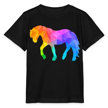 Shetland Pony - Stanley/Stella MINI CREATOR Kids’ T-Shirt - black - Front - Mikhail (115cm)