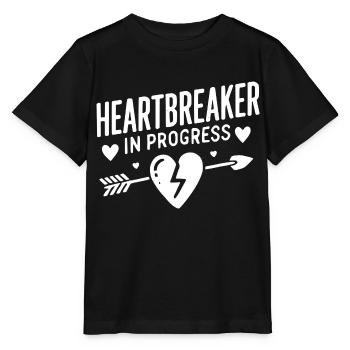 Heartbreaker in Progress - Stanley/Stella MINI CREATOR Kids’ T-Shirt - black - Front - Mikhail (115cm)