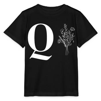Minimalistisches Blumenmuster - Stanley/Stella Kinder T-Shirt MINI CREATOR  - Schwarz - Vorne - Mikhail (115cm)