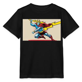 nVx Zeus 1 - Stanley/Stella Kinder T-Shirt MINI CREATOR  - Schwarz - Vorne - Mikhail (115cm)