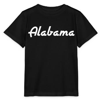 Alabama - USA - United States of America - Stanley/Stella Kinder T-Shirt MINI CREATOR  - Schwarz - Vorne - Mikhail (115cm)