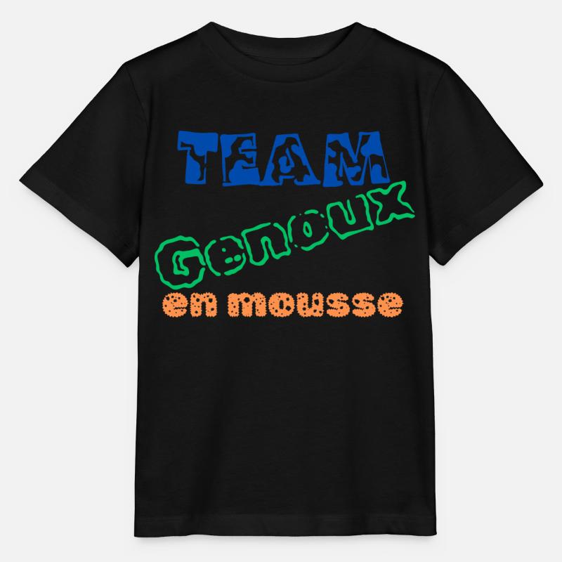 Team Genoux en mousse - T-shirt bio MINI CREATOR Stanley/Stella Enfant - noir