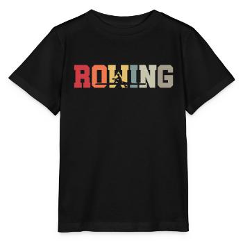 Aviron - Aviron - Rameur - Aviron - T-shirt bio MINI CREATOR Stanley/Stella Enfant - noir - Devant - Mikhail (115cm)