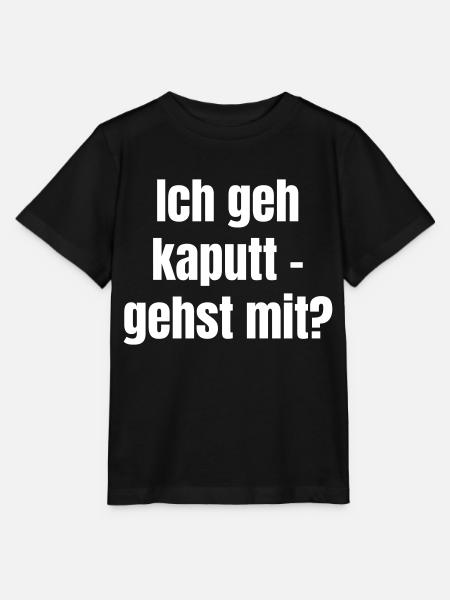 I'm breaking - will you go with me? - Stanley/Stella MINI CREATOR Kids’ T-Shirt - black