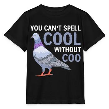 Pigeon Race Pigeon Pigeons - Stanley/Stella MINI CREATOR Kids’ T-Shirt - black - Front - Mikhail (115cm)