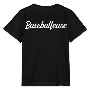 Baseballspieler - Stanley/Stella Kinder T-Shirt MINI CREATOR  - Schwarz - Vorne - Mikhail (115cm)