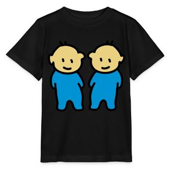 Twins Twins - - T-shirt bio MINI CREATOR Stanley/Stella Enfant - noir - Devant - Mikhail (115cm)
