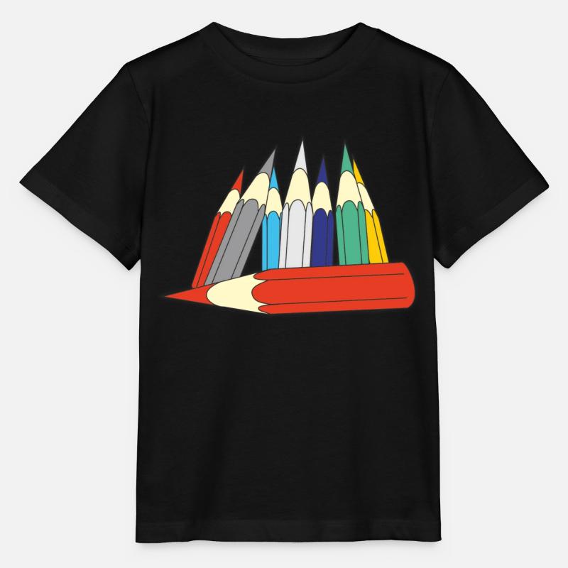 Buntstifte - Stanley/Stella Kinder T-Shirt MINI CREATOR  - Schwarz