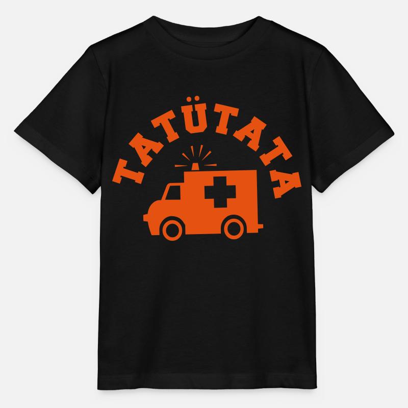 Krankenwagen Tatütata - Stanley/Stella Kinder T-Shirt MINI CREATOR  - Schwarz