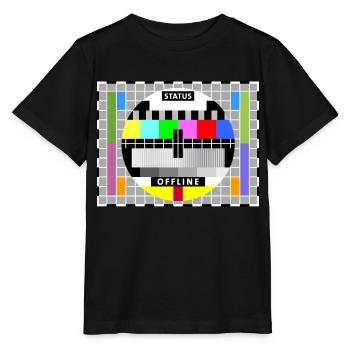 Testbild Display screen test card offline Big Bang - Stanley/Stella Kinder T-Shirt MINI CREATOR  - Schwarz - Vorne - Mikhail (115cm)