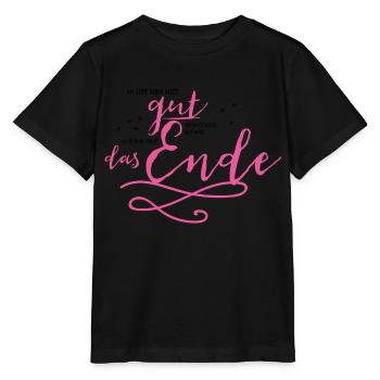 Am Ende wird alles gut! - Stanley/Stella Kinder T-Shirt MINI CREATOR  - Schwarz - Vorne - Mikhail (115cm)