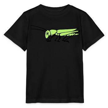 Sauterelle - T-shirt bio MINI CREATOR Stanley/Stella Enfant - noir - Devant - Mikhail (115cm)