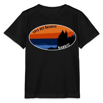 Côte des Basken Biarritz - Stanley/Stella Kinder T-Shirt MINI CREATOR  - Schwarz - Vorne - Mikhail (115cm)