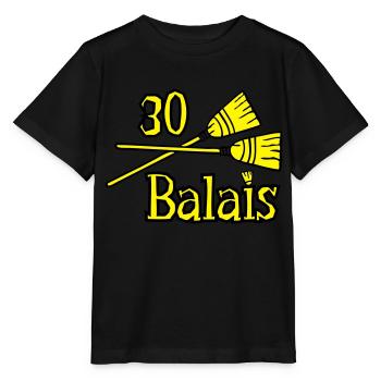 30 brooms anniversary - Stanley/Stella MINI CREATOR Kids’ T-Shirt - black - Front - Mikhail (115cm)