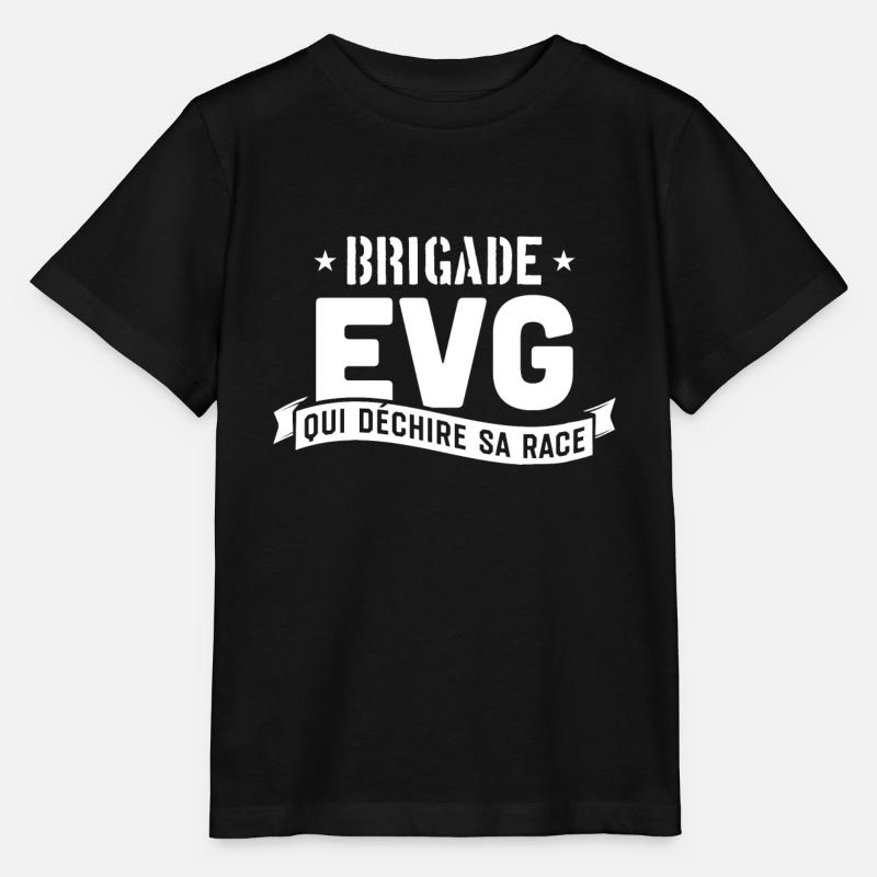 Brigade evg mariage - T-shirt bio MINI CREATOR Stanley/Stella Enfant - noir