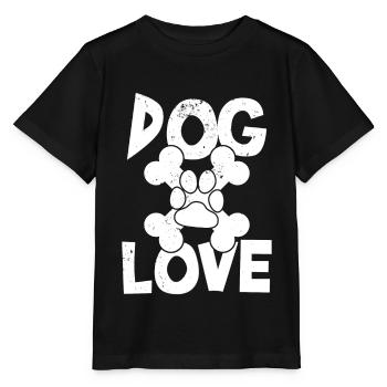 Hundeliebe-Hundespruch - Stanley/Stella Kinder T-Shirt MINI CREATOR  - Schwarz - Vorne - Mikhail (115cm)